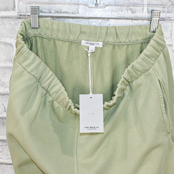LADY WHITE CO. Men's Panel Sweatpant Joggers in Dark Mint size Large NWT - Picture 2 of 9
